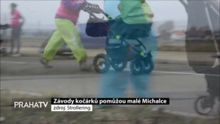 Závody kočárků pomůžou malé Michalce