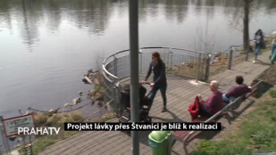 Projekt lávky přes Štvanici je blíž k realizaci