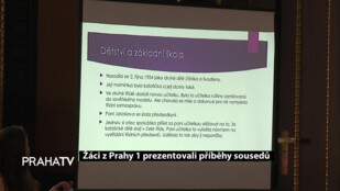 Žáci z Prahy 1 prezentovali příběhy sousedů