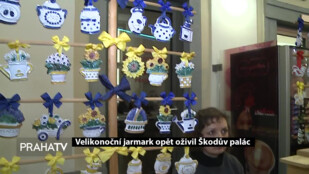 Velikonoční jarmark opět oživil Škodův palác