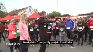 Stovky běžců podpořily projekt Zoo Praha