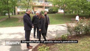Starostka Prahy 17 položila věnce k památníkům
