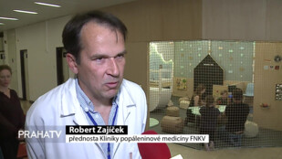 Klinika popálenin má nový dětský koutek
