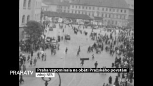 Praha vzpomínala na oběti Pražského povstání