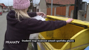 Studenti mají možnost omezit spotřebu plastů