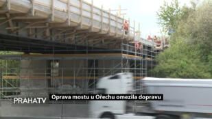 Oprava mostu u Ořechu omezila dopravu