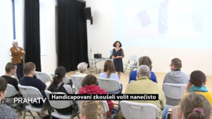 Handicapovaní zkoušeli volit nanečisto