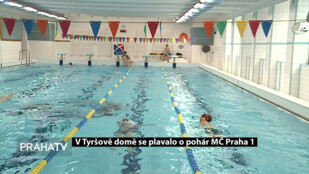 V Tyršově domě se plavalo o pohár MČ Praha 1