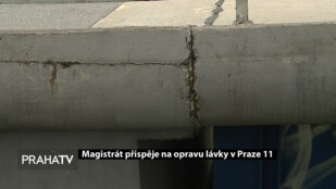 Magistrát přispěje na opravu lávky v Praze 11