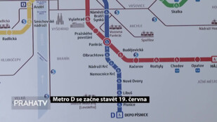 Metro D se začne stavět 19. června