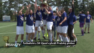 Fotbalisté z SK Újezd vyhráli Pražský přebor