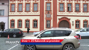 Dvůr 1. ZŠ Rakovník se promění