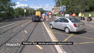Nábřeží Kpt. Jaroše prochází rekonstrukcí