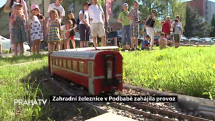Zahradní železnice v Podbabě zahájila provoz