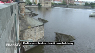 Karlův most budou chránit nové ledolamy