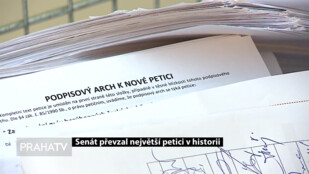 Senát převzal největší petici v historii