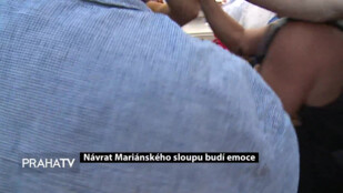 Návrat Mariánského sloupu budí emoce