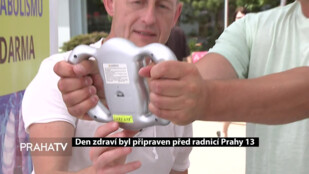 Den Zdraví byl připraven před radnicí Prahy 13