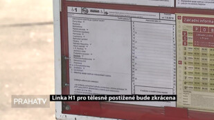 Linka H1 pro tělesně postižené bude zkrácena