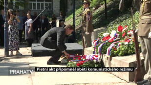 Pietní akt připomněl oběti komunistického režimu