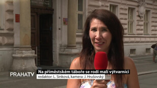 V příměstském táboře se rodí malí výtvarníci