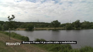 Biotop v Praze 14 je zatím stále v nedohlednu