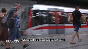 Výluka metra C způsobuje komplikace
