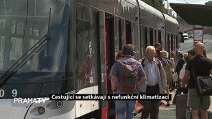Cestující se setkávají s nefunkční klimatizací