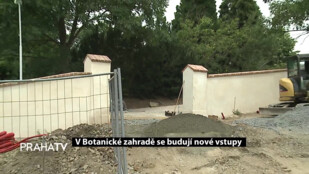 V Botanické zahradě se budují nové vstupy