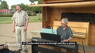 U Chodovské tvrze probíhají večírky u piana