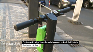 Občané Prahy 2 mohou hlasovat o koloběžkách