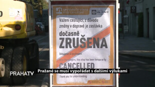 Pražané se musí vypořádat s dalšími výlukami