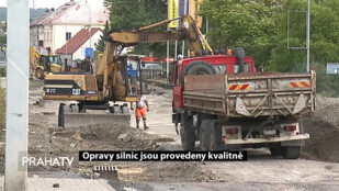 Opravy silnic jsou provedeny kvalitně