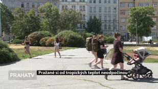 Pražané si od tropických teplot neodpočinou