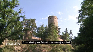 Z rozhledny na Žebráku je krásný výhled