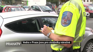 Vedra v Praze jsou pro strážníky náročná