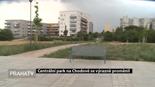 Centrální park na Chodově se výrazně proměnil