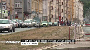 Počet přestupků řidičů v Praze výrazně narostl