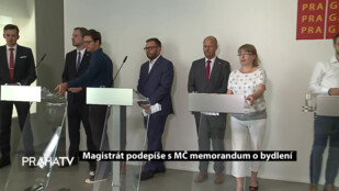 Magistrát podepíše s MČ memorandum o bydlení