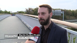 Lávka na Chodově je opět přístupná