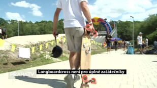 Longboardcross není pro úplné začátečníky