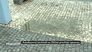Autobusový terminál na Zličíně prochází opravou