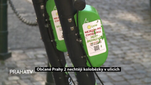 Občané Prahy 2 nechtějí koloběžky v ulicích