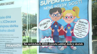 Na zastávkách MHD můžete udělat dobrý skutek