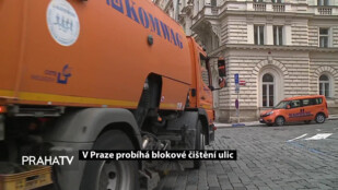 V Praze proběhne blokové čištění ulic