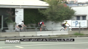 Pražští cyklisté míří do Stromovky a do Modřan