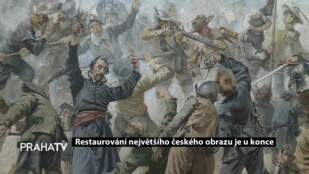 Restaurování největšího českého obrazu je u konce
