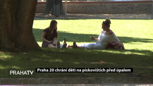 Praha 20 chrání děti na pískovištích před úpalem