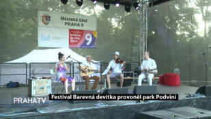 Festival Barevná devítka provoněl park Podviní