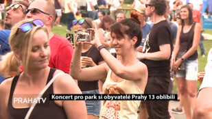 Koncert pro park si obyvatelé Prahy 13 oblíbili